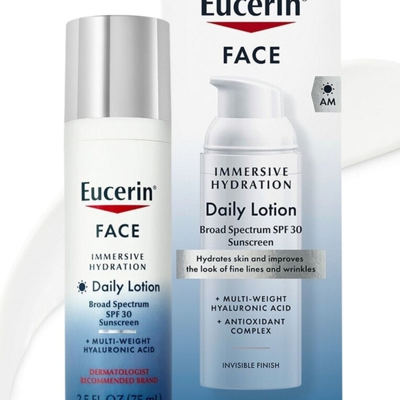 Eucerin Face Immersive Hydration Daily Lotion SPF 30 - White - Picture 2 of 5